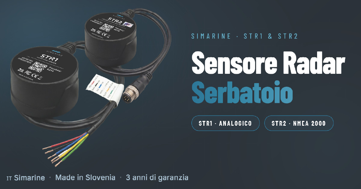Str1 Sensore Radar Serbatoio per Barca e Camper · STR1 & STR2